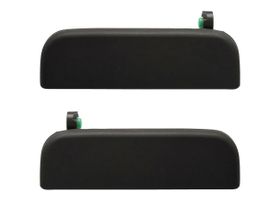 Par De Manijas De Puertas Exteriores Delanteras O Traseras Negro Corrugado