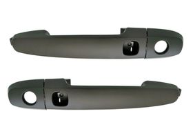 Par De Manijas De Puertas Exteriores Delanteras Negro Con Hoyo Para Llave/Con Hoyo Para Sensor