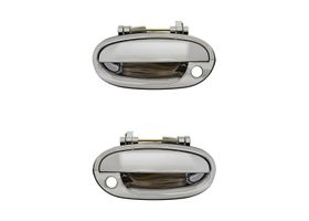 Par De Manijas De Puertas Exteriores Delanteras Cromado Con Hoyo Para Llave