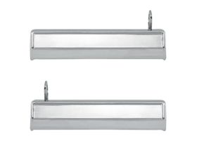 Par De Manijas De Puertas Exteriores Delanteras O Traseras Cromado