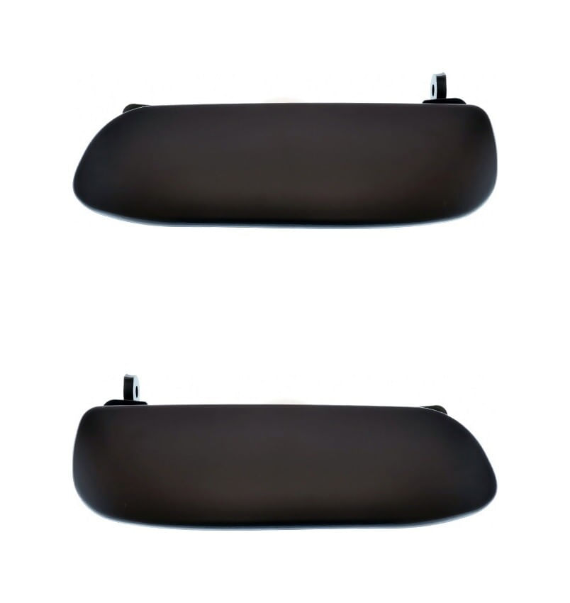 Par De Manijas De Puertas Exteriores Delanteras Negro