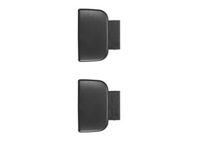 Par De Manijas De Puertas Exteriores Delanteras Negro Corrugado