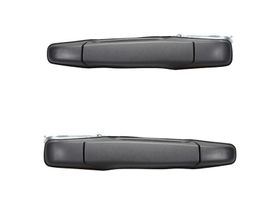 Par De Manijas De Puertas Exteriores Traseras Negro Corrugado