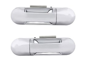 Par De Manijas De Puertas Exteriores Traseras Cromado