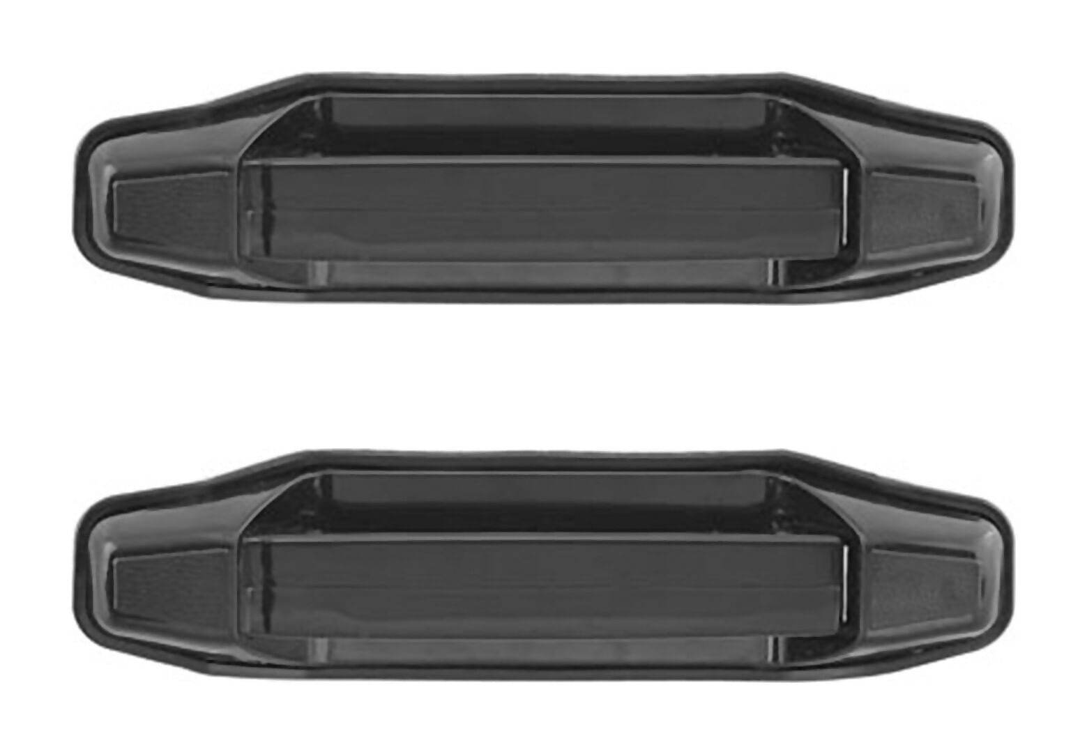 Par De Manijas De Puertas Exteriores Delanteras Negro