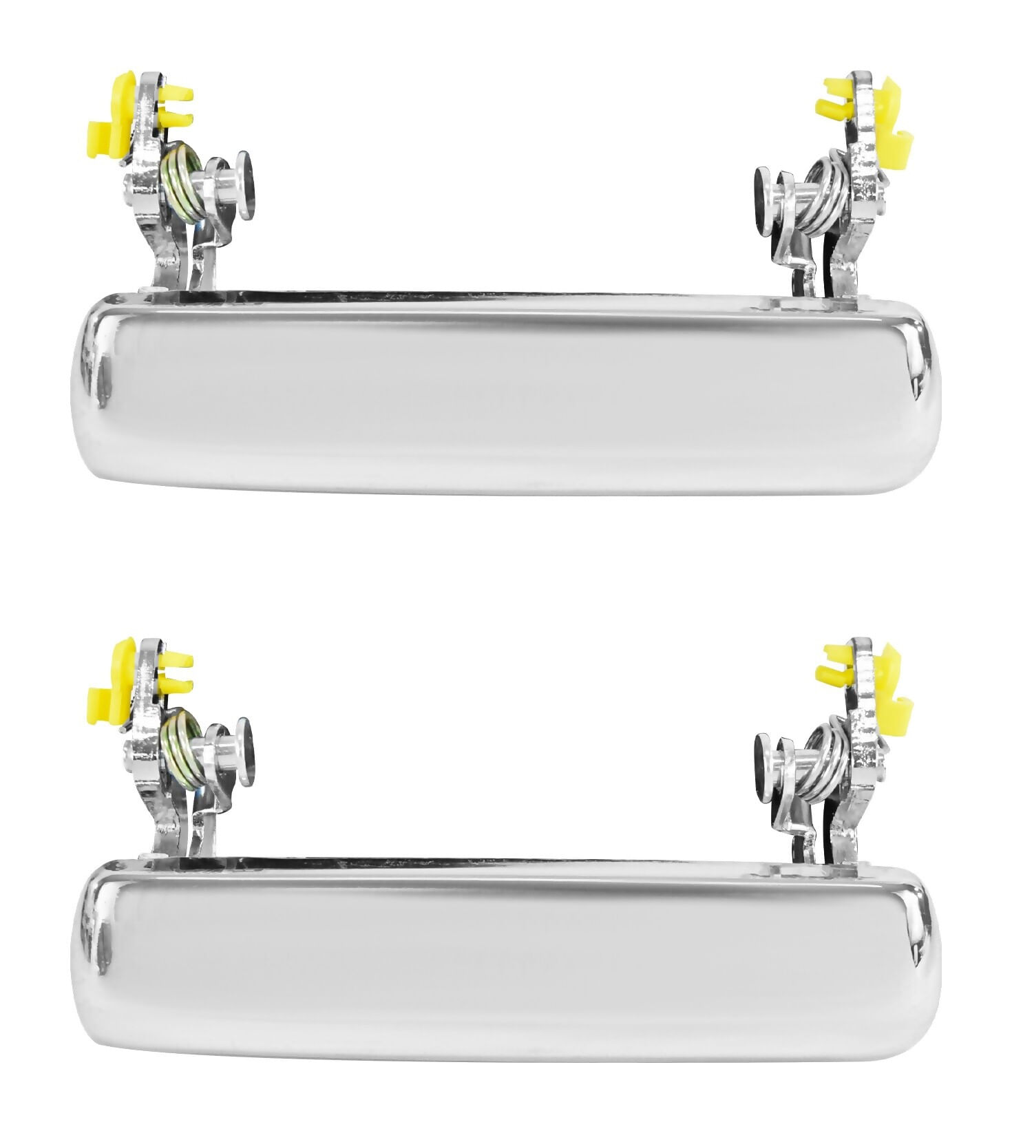 Par De Manijas De Puertas Exteriores Delanteras Cromadas