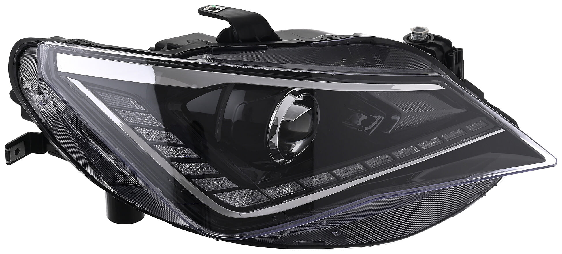 Faro Con Motor Para Foco Xenón Con Lupa Con Leds Lado Pasajero