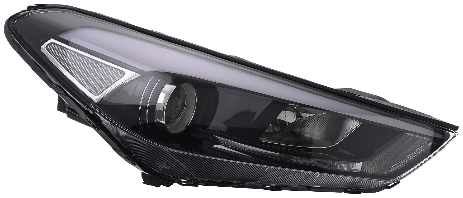 Faro Con Motor 7 Pines Sin Luz De Día Para 3 Focos Lado Pasajero