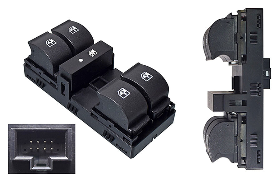 Control Para Cristal 5 Teclas