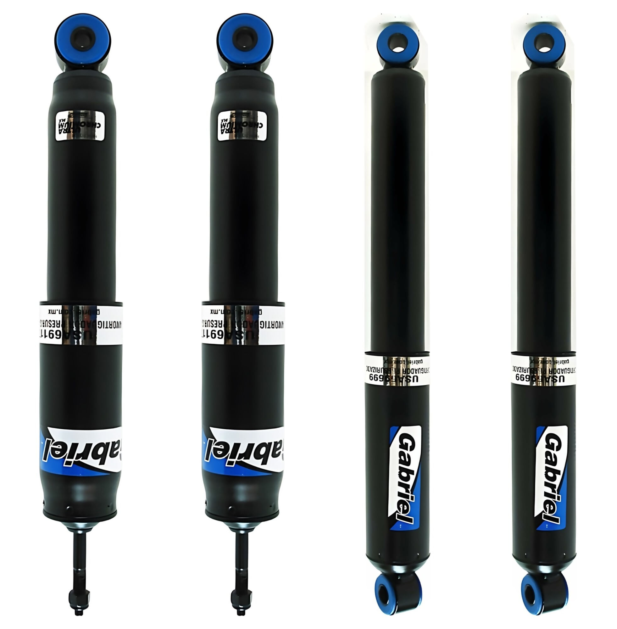 Kit De 4 Amortiguadores Gas Ultra Chromium
