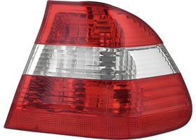 Calavera Exterior Blanca/Roja Sin Foco Lado Pasajero