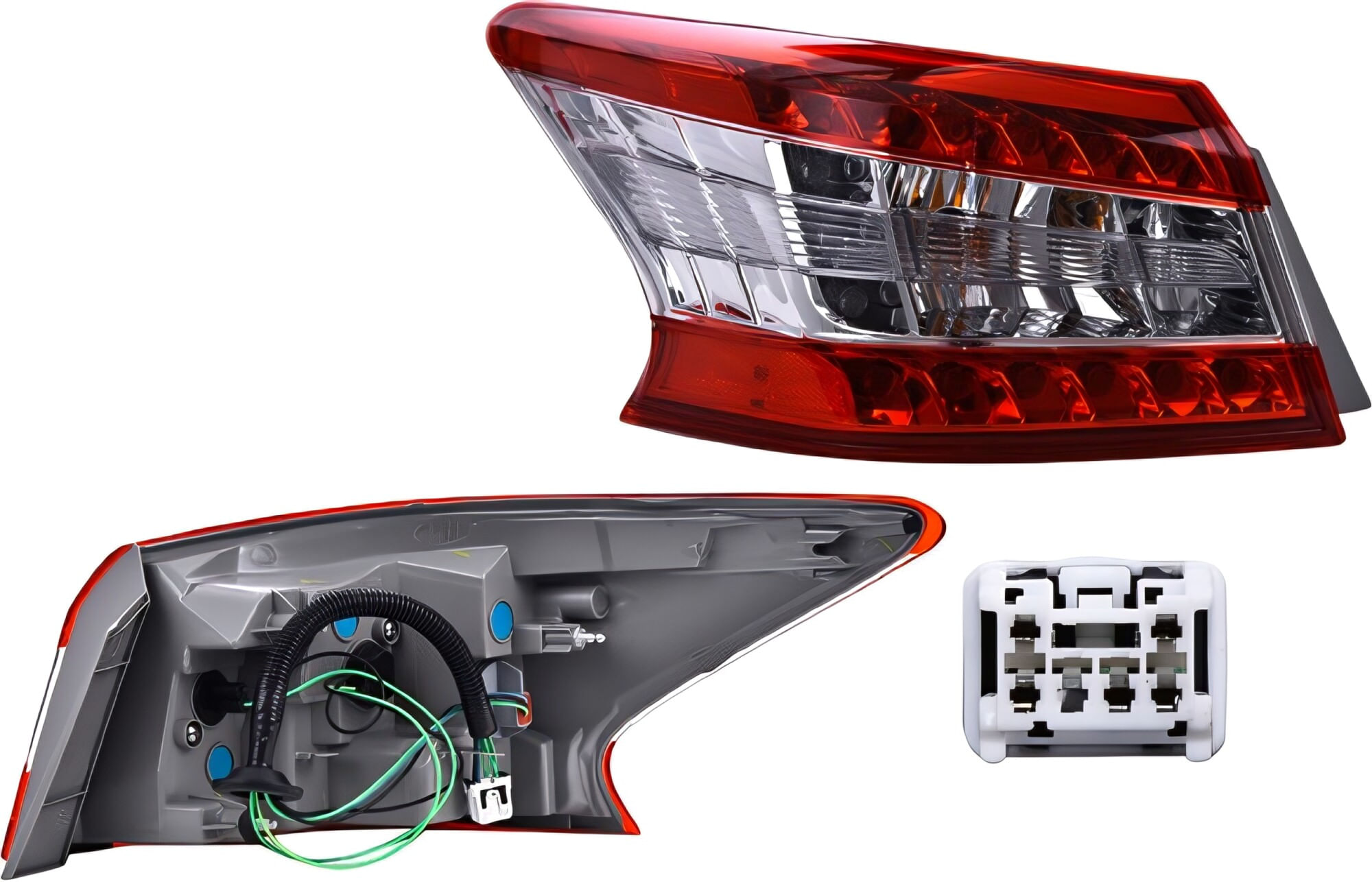 Calavera Exterior Con Leds Lado Conductor