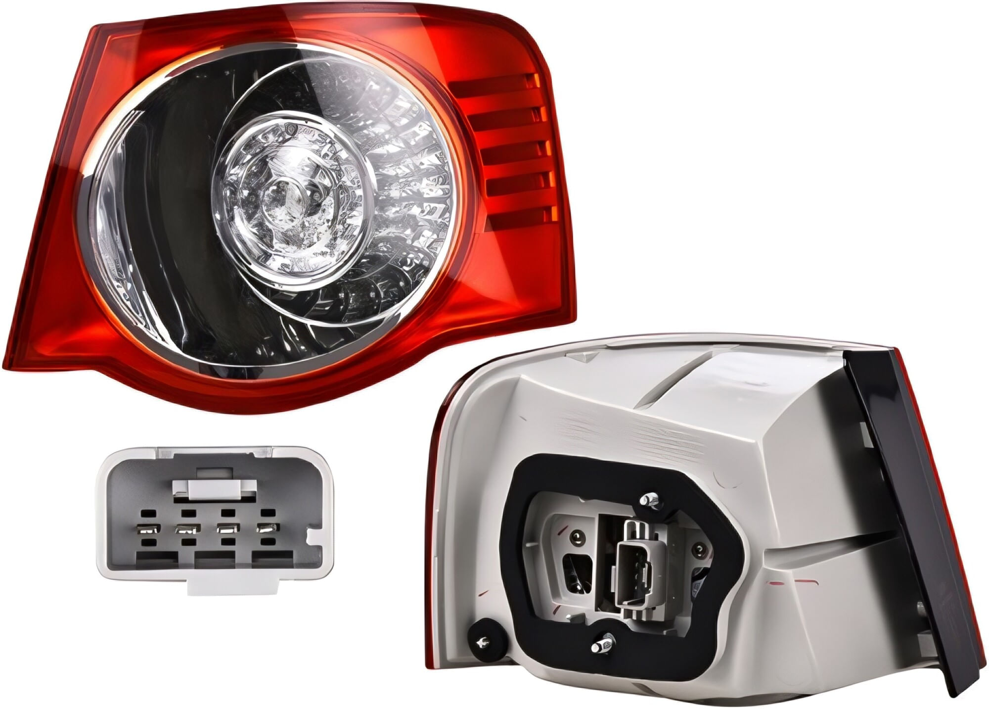 Calavera Exterior Con Leds Lado Pasajero