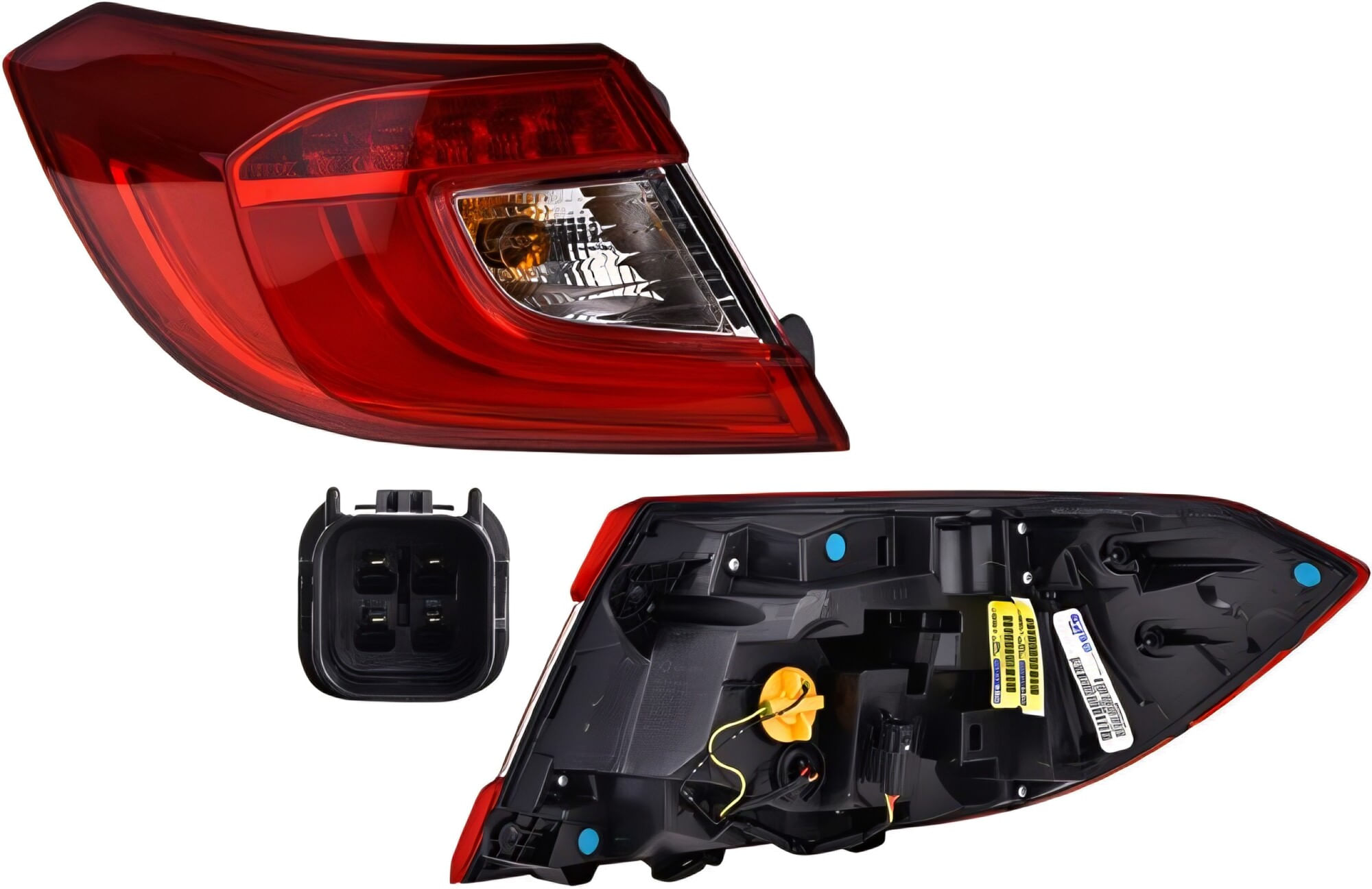 Calavera Exterior Con Leds Lado Conductor