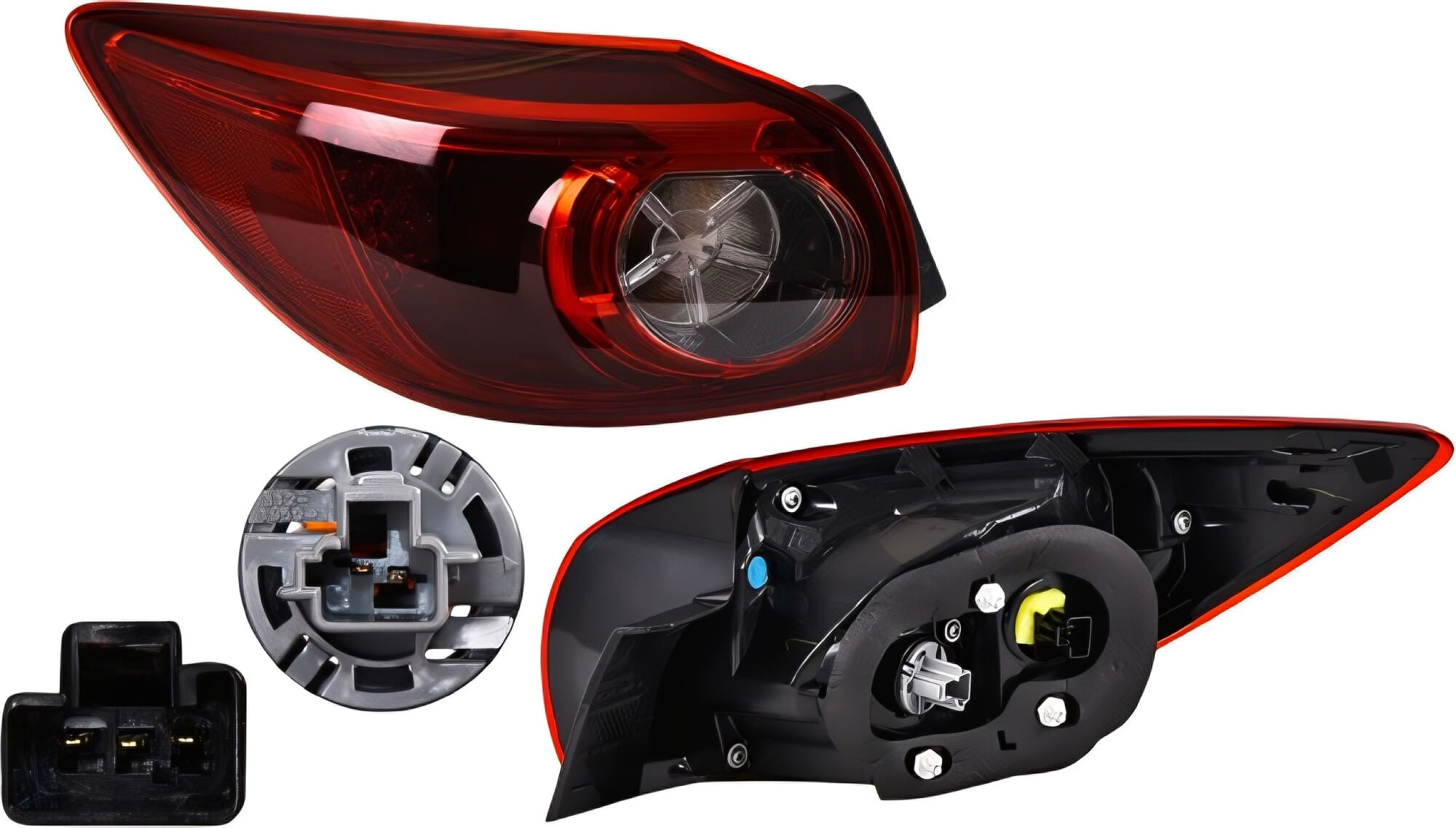 Calavera Exterior Con Leds Lado Conductor