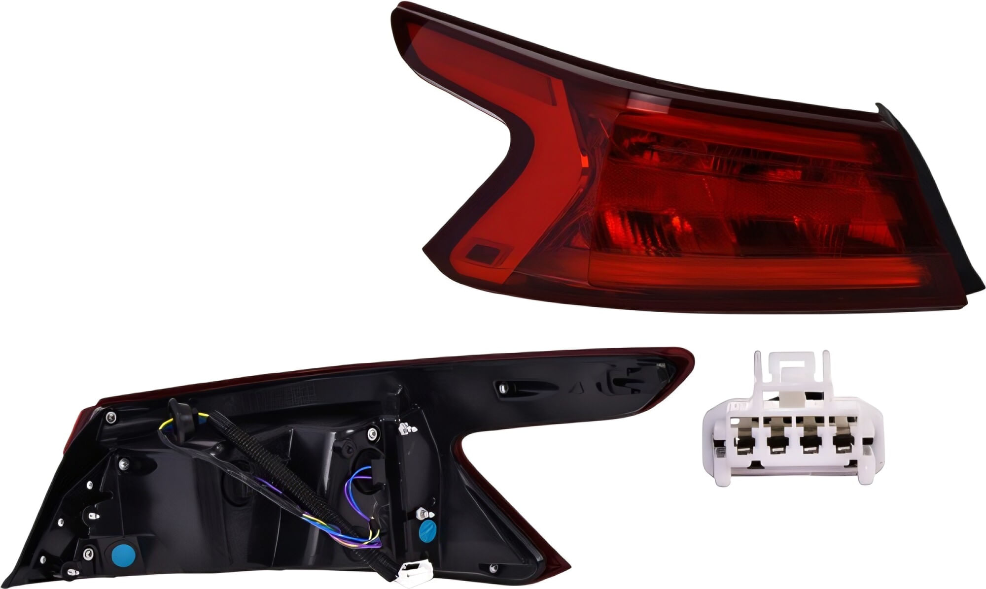 Calavera Exterior Con Leds Lado Conductor