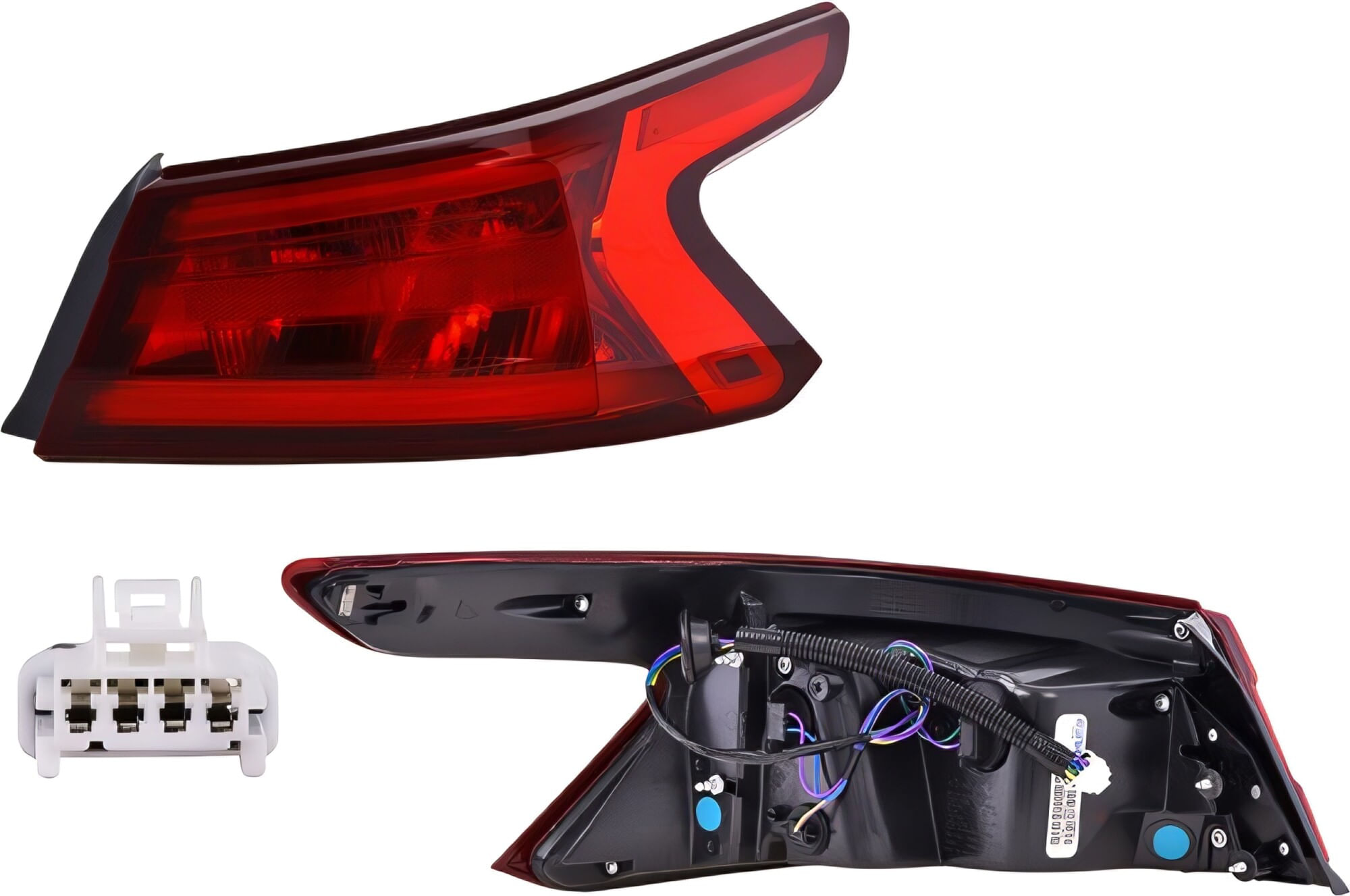 Calavera Exterior Con Leds Lado Pasajero