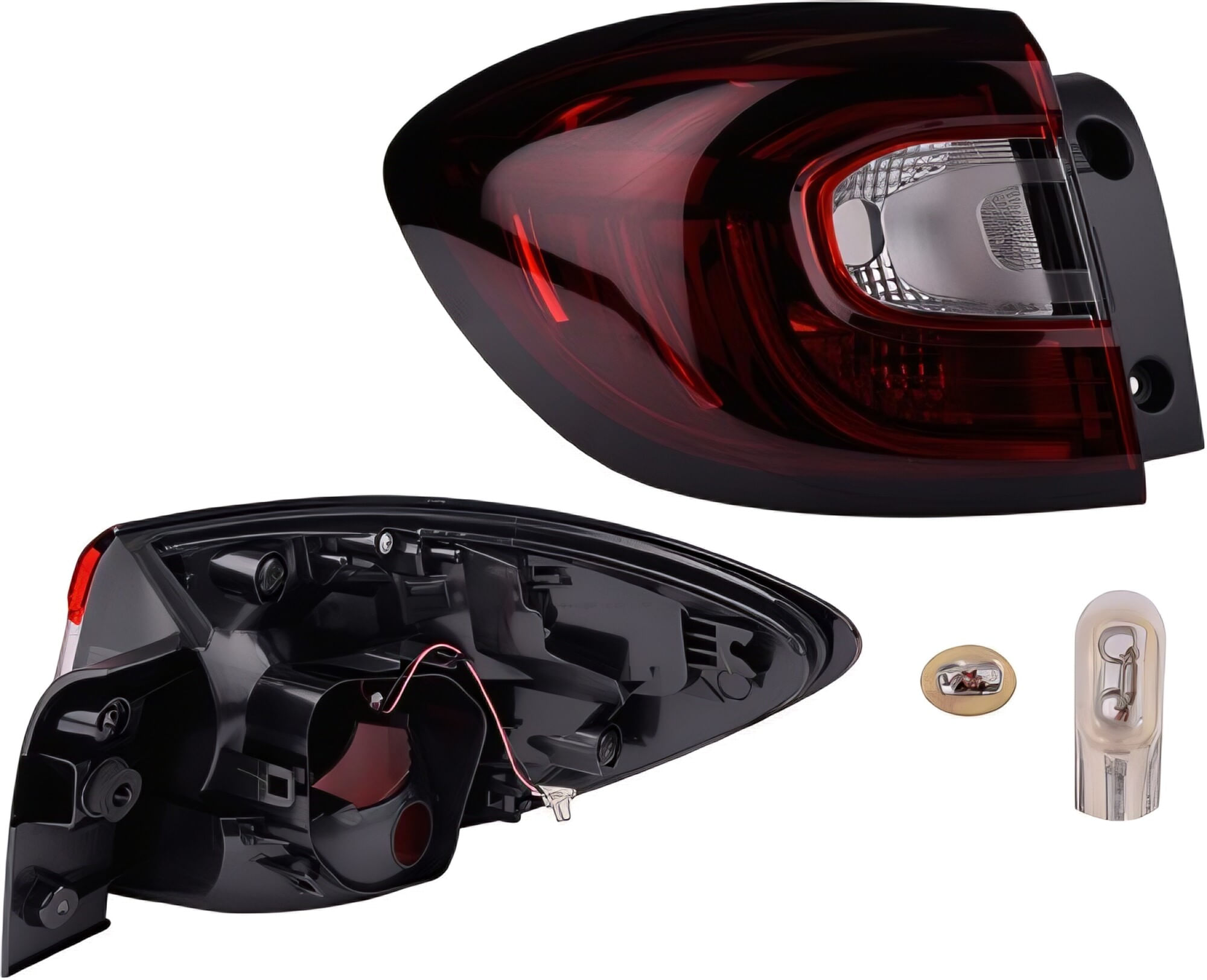 Calavera Exterior Con Leds Lado Conductor
