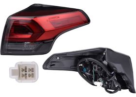 Calavera Exterior Con Leds Lado Pasajero