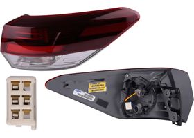 Calavera Exterior Obscura Con Leds Lado Pasajero