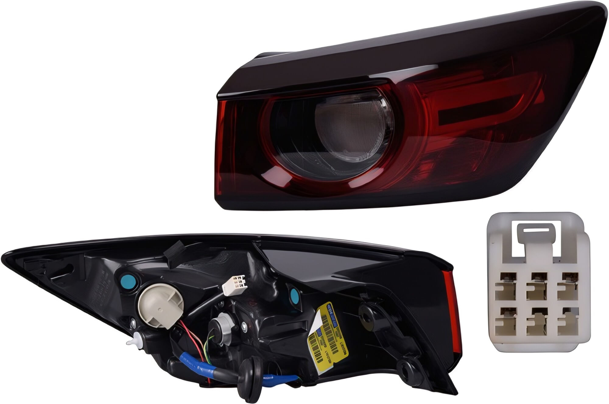 Calavera Exterior Con Leds Lado Pasajero