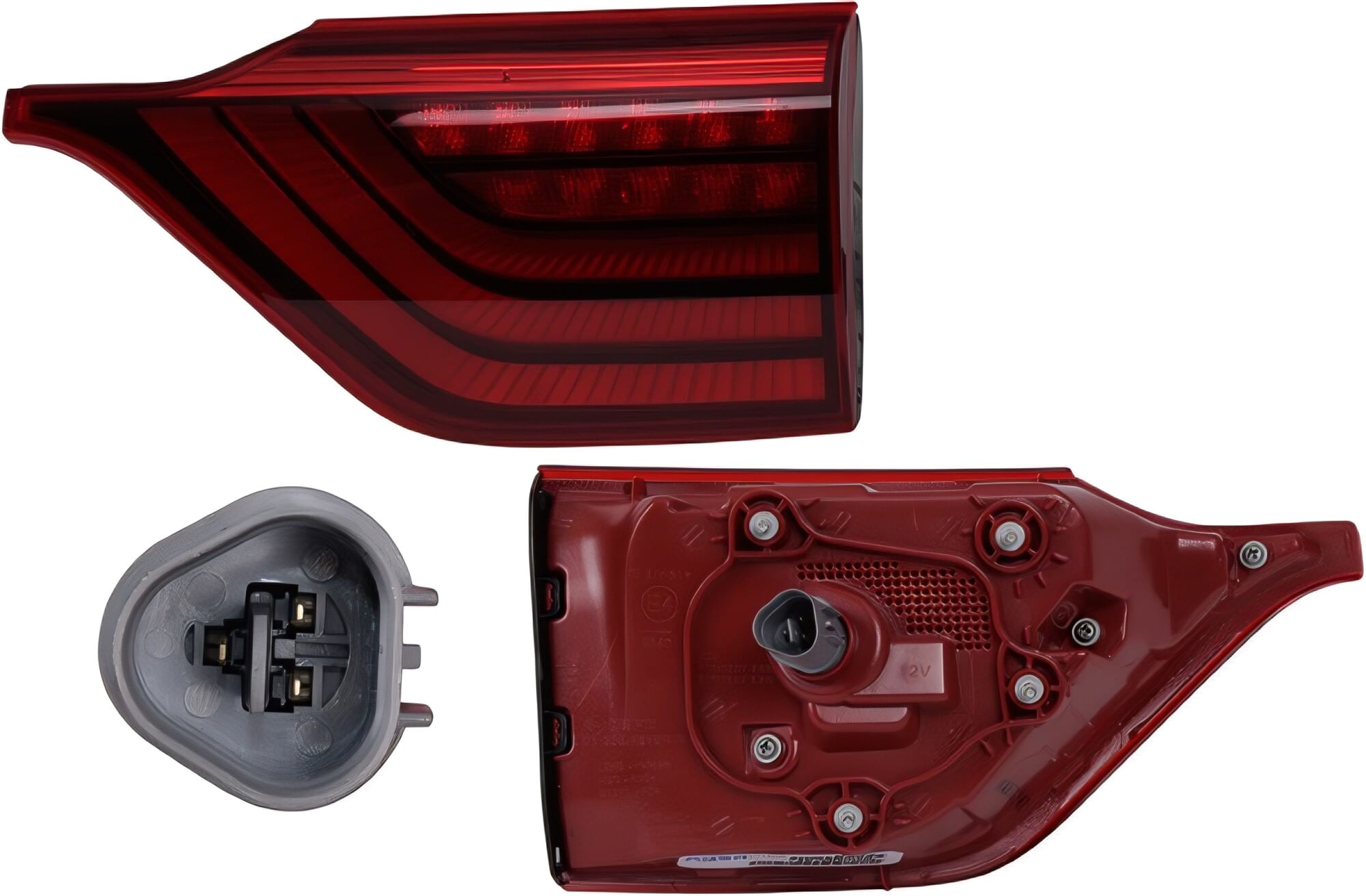 Calavera Interior Con Leds Lado Pasajero