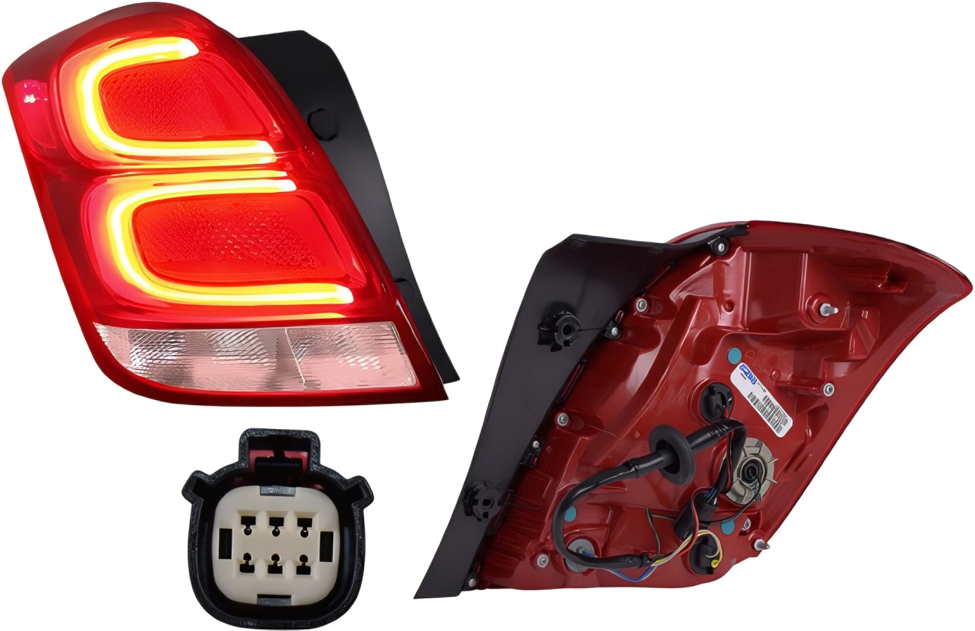 Calavera Con Leds Lado Conductor