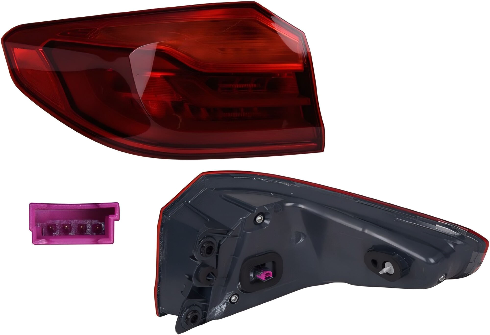 Calavera Exterior Con Leds Lado Conductor