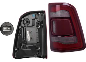 Calavera Filo Rojo Con Leds Sin Sensor De Punto Ciego Lado Pasajero