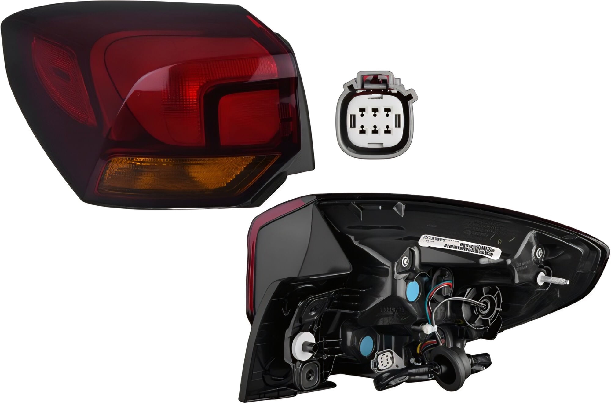 Calavera Exterior Con Leds Lado Conductor
