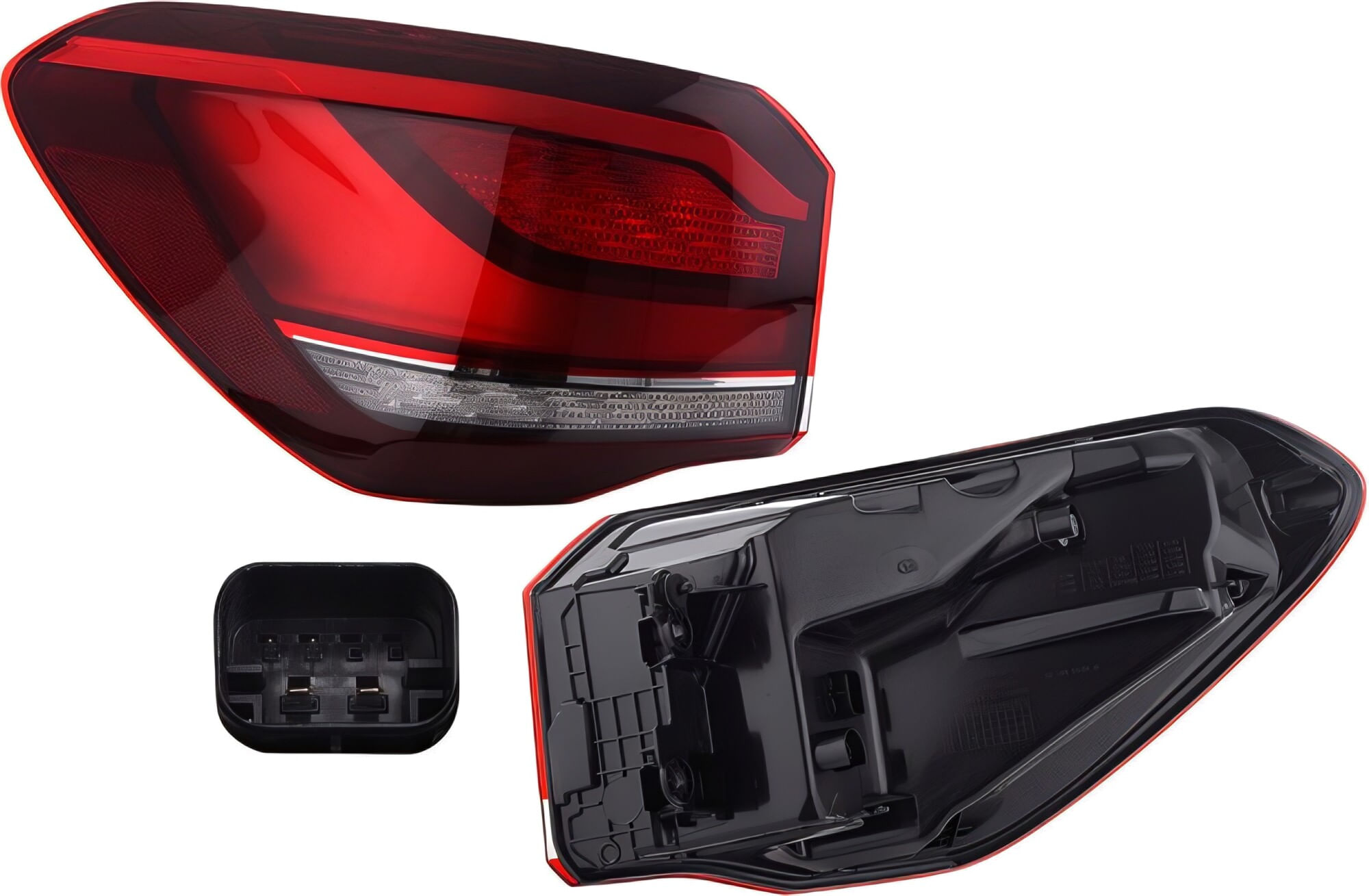 Calavera Exterior Con Leds Lado Conductor