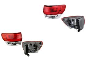 Par De Calaveras Exteriores Filo Cromado Con Leds