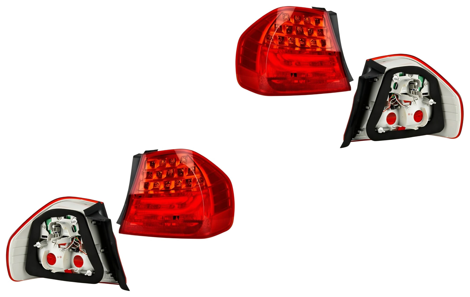Par De Calaveras Exteriores Con Leds