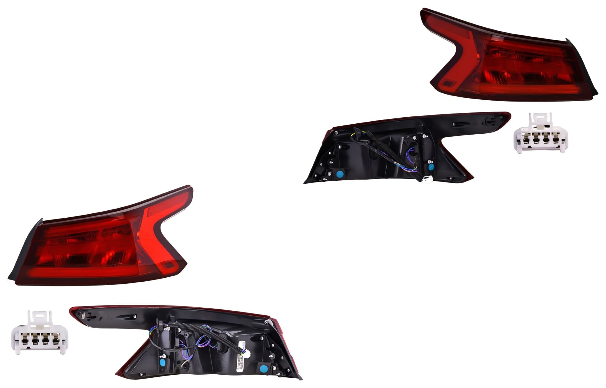 Par De Calaveras Exteriores Con Leds