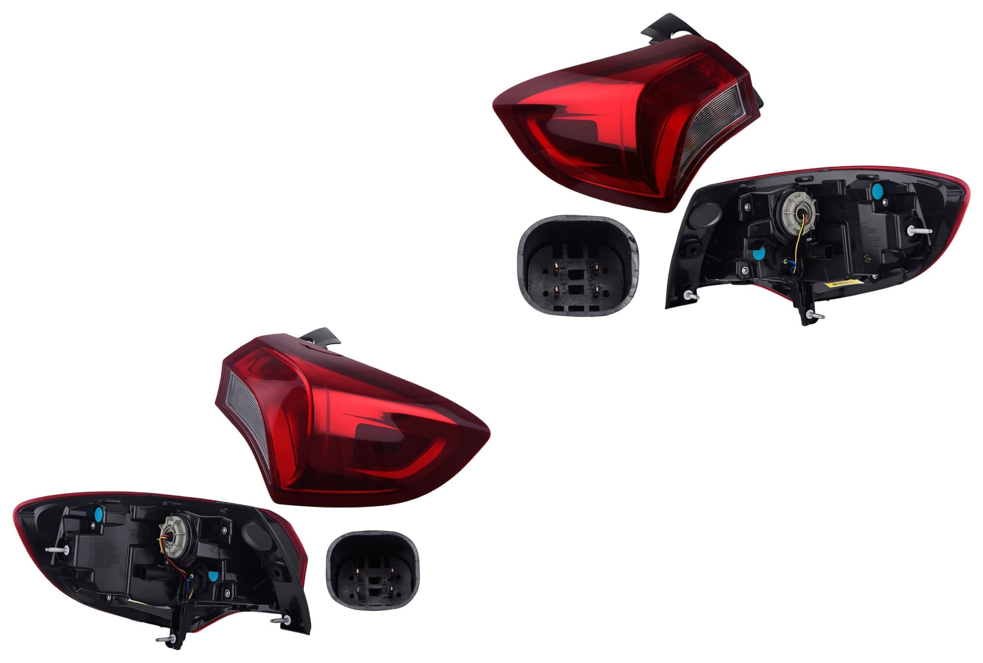 Par De Calaveras Exteriores Con Leds