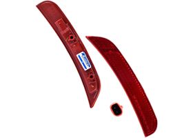 Cuarto Reflejante Trasero Lateral Con Leds Lado Conductor