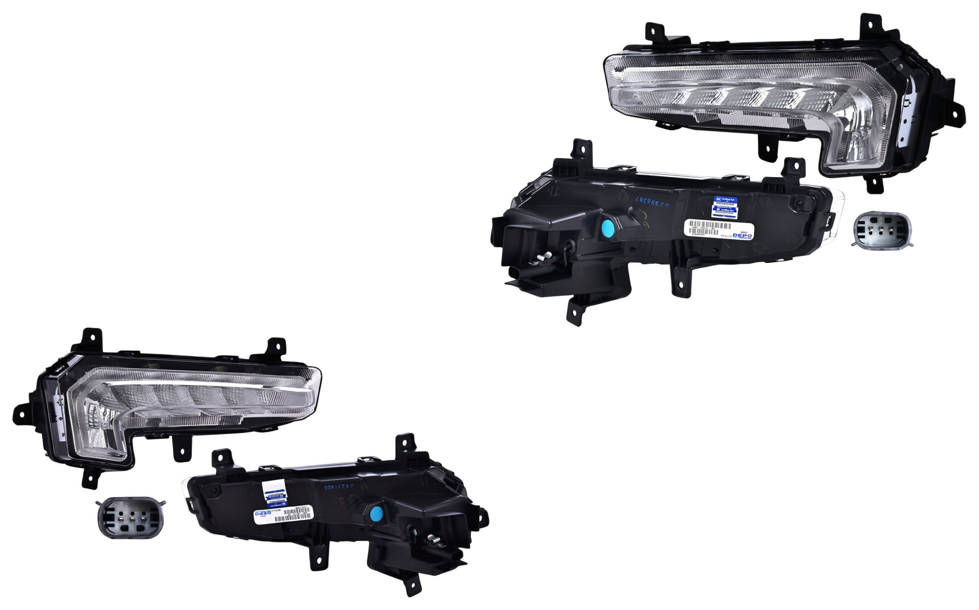 Par De Cuartos Delanteros Con Leds