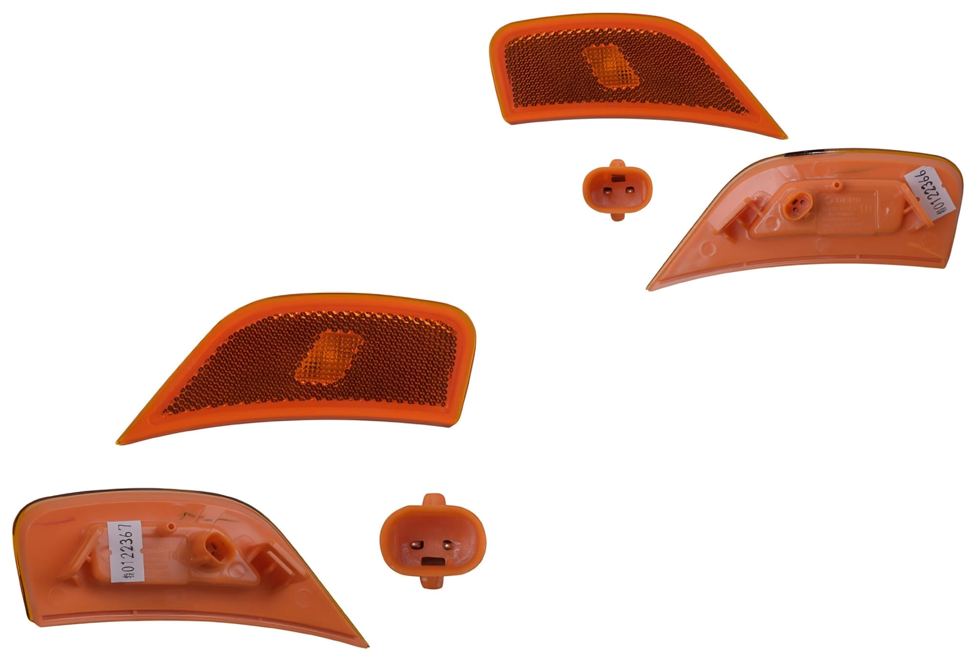 Par De Cuartos Delanteros Laterales Con Leds
