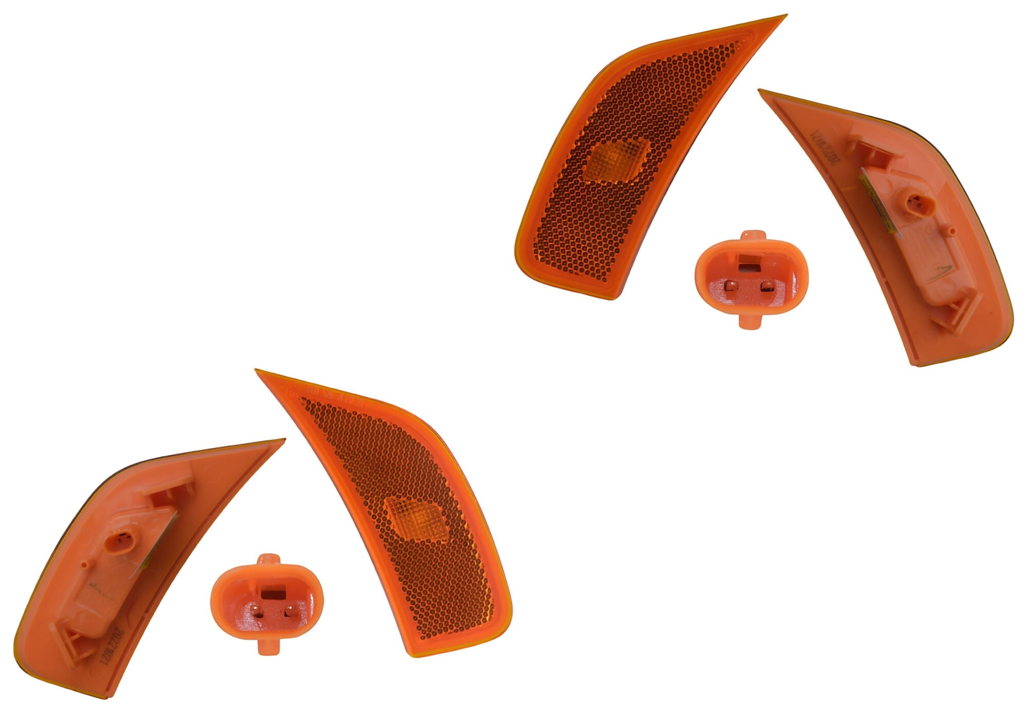 Par De Cuartos Delanteros Laterales Con Leds