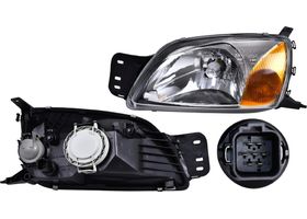 Faro Esquina Ámbar Eléctrico Con Motor Con Base Sin Foco Lado Conductor