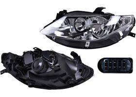 Faro Fondo Cromado Eléctrico Sin Foco Lado Conductor