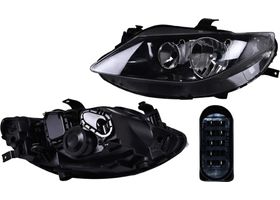 Faro Fondo Negro Eléctrico Sin Foco Lado Conductor