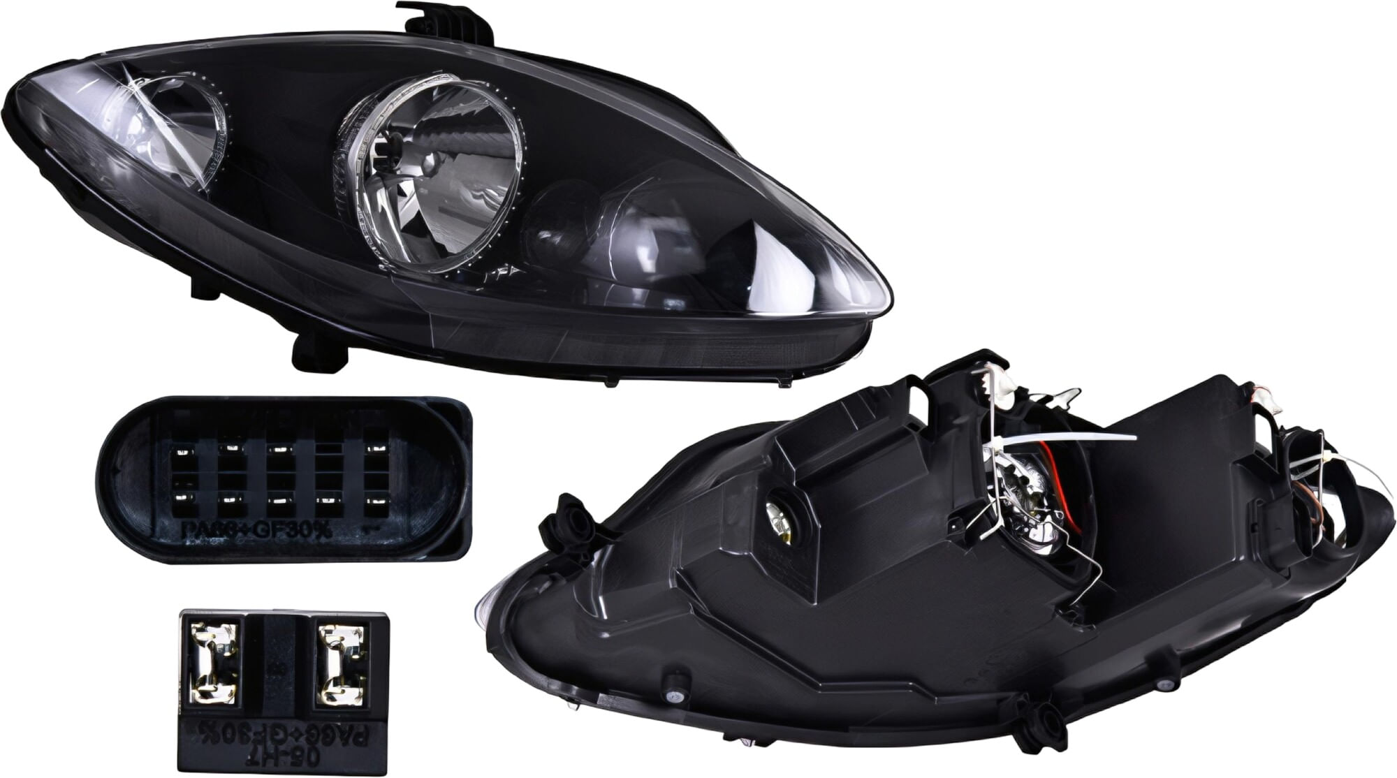 Faro Eléctrico Sin Motor Para Foco Halógeno Sin Foco Lado Pasajero