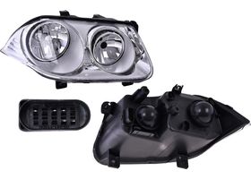 Faro Fondo Cromado Manual Para Foco Halógeno Sin Foco Lado Pasajero