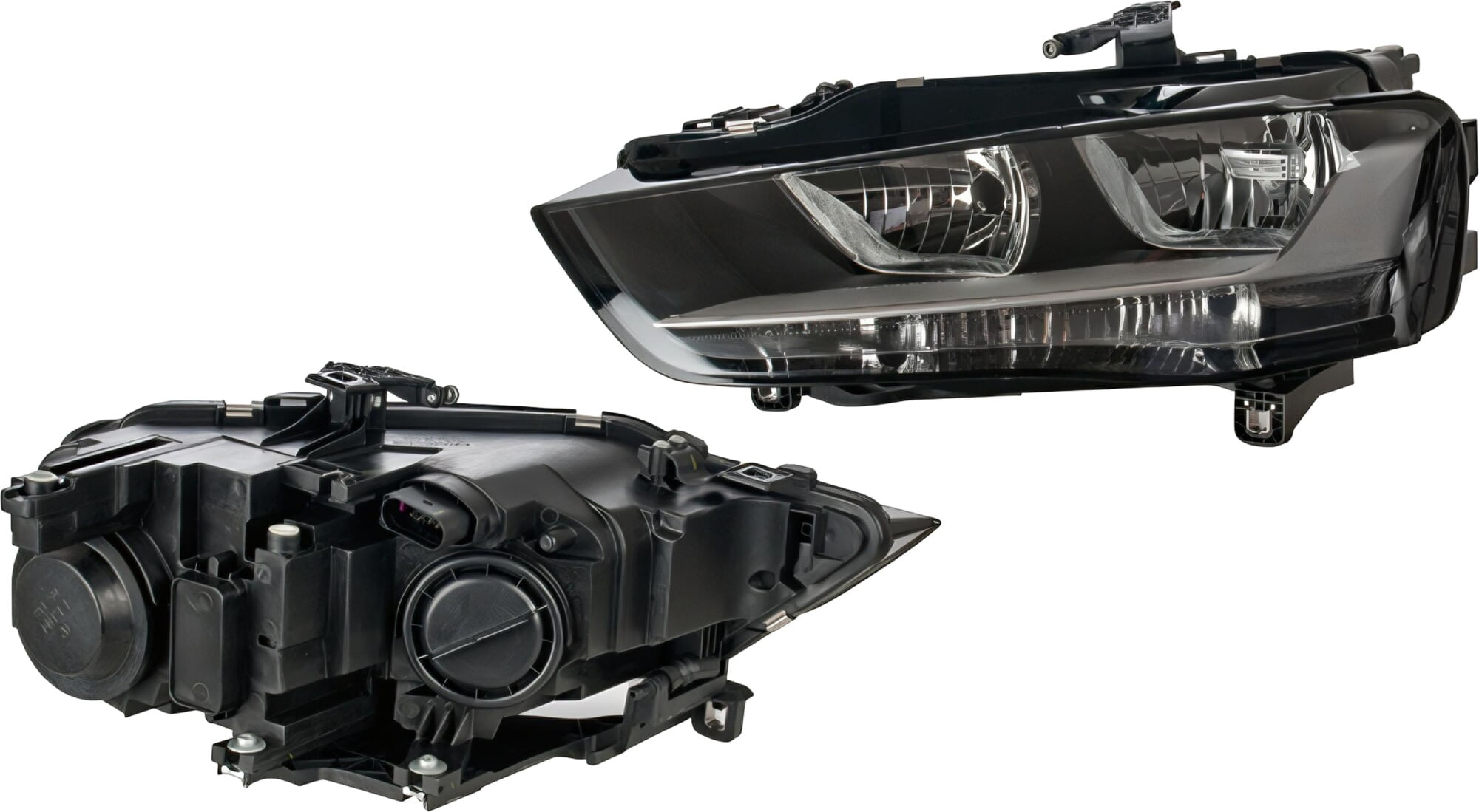 Faro Eléctrico Con Motor Para Foco Halógeno Sin Foco Lado Conductor