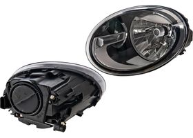 Faro Fondo Negro Eléctrico Con Motor Para Foco Halógeno Sin Foco Lado Conductor