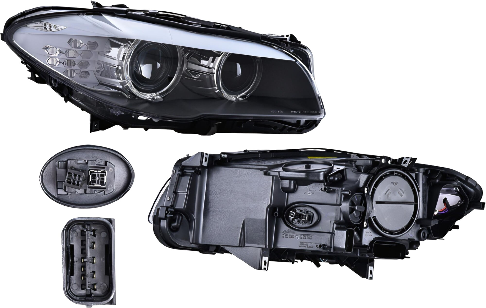 Faro Eléctrico Con Motor Para Foco Xenón Sin Foco Con Leds Lado Pasajero