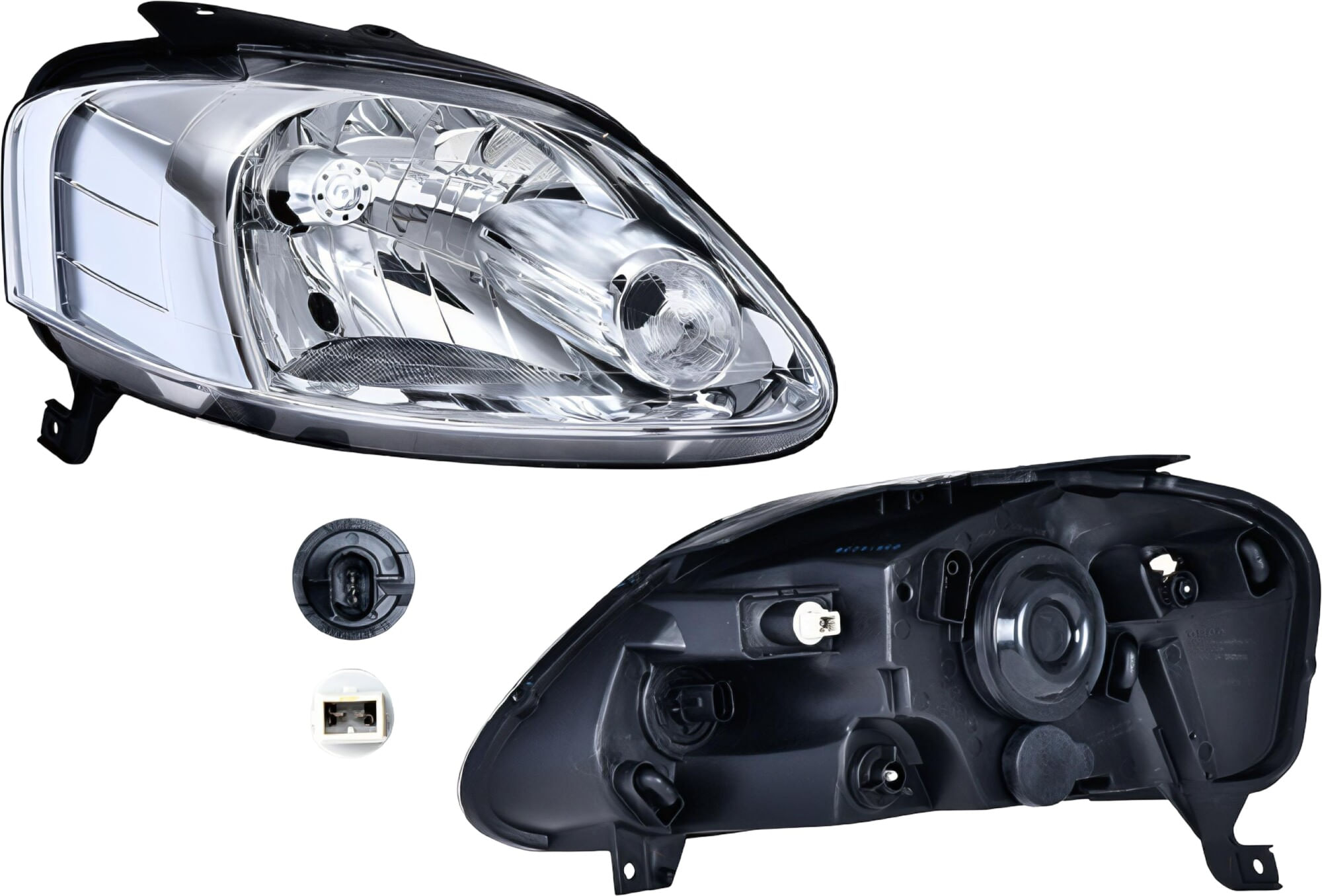 Faro Eléctrico Sin Motor Para Foco Halógeno Sin Foco Lado Pasajero