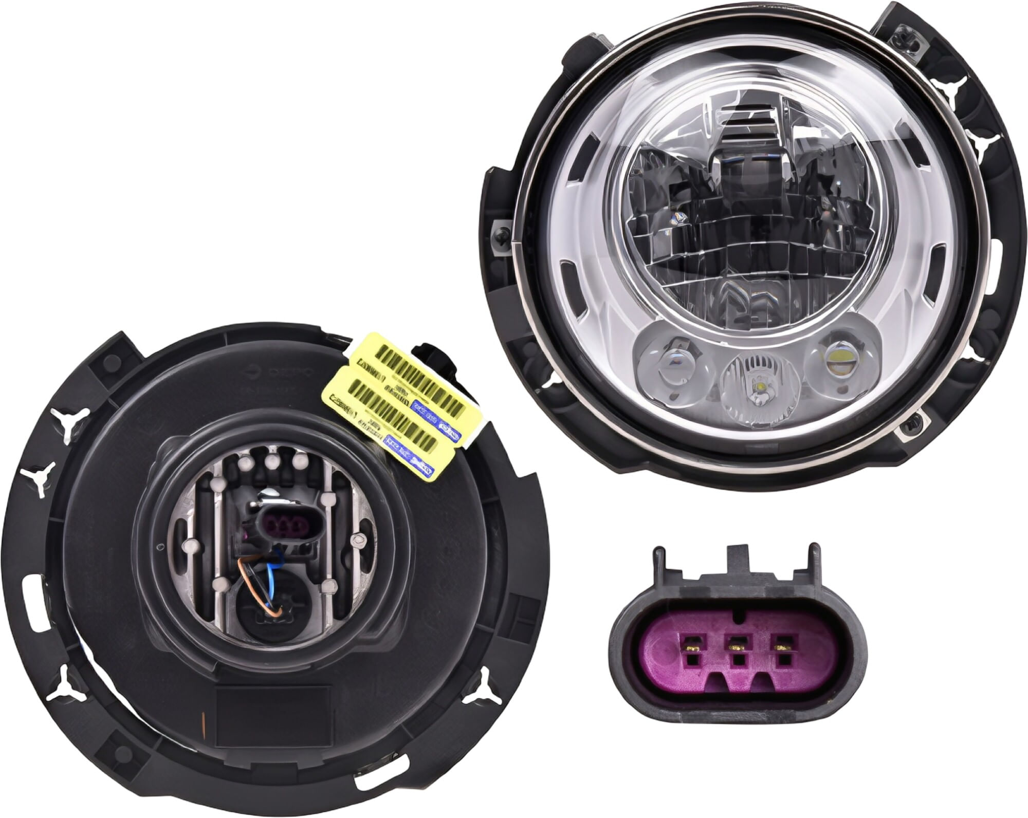 Faro Con Leds Lado Conductor