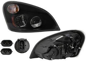 Faro Fondo Negro Con Módulo De Leds Lado Pasajero